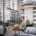 foto das obras na avenida general humberto delgado